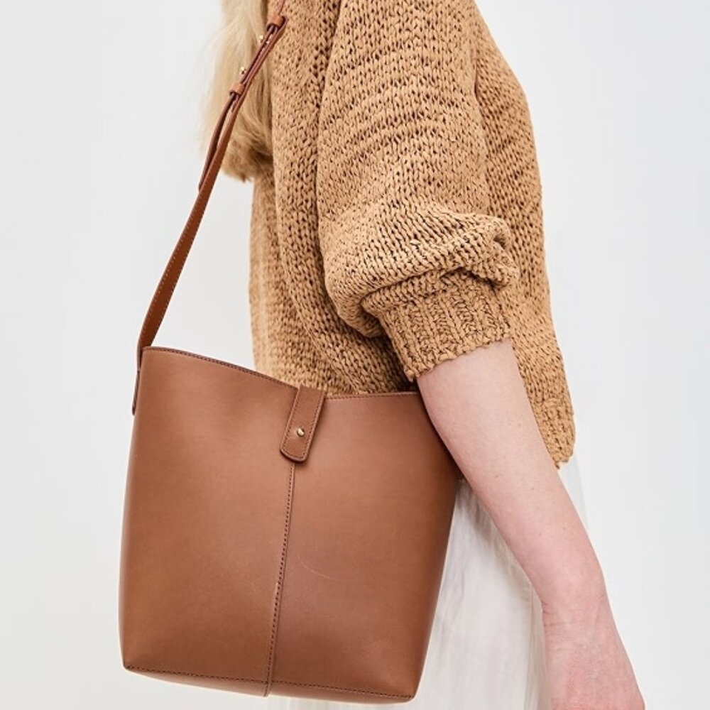 Jenni Kayne Mini Leather Bucket Bag